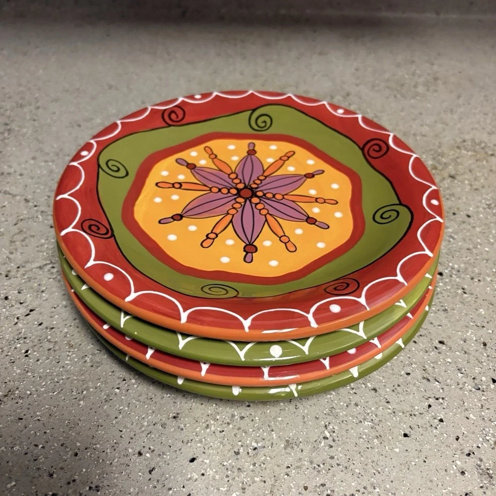 Pier 1‎ • Hand-Painted Ironstone Plates